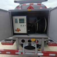 Camión Cisterna Diésel Ligero 4x2 de 5 CBM, Mini Camión Móvil de Reabastecimiento con Dispensador de Combustible Trasero