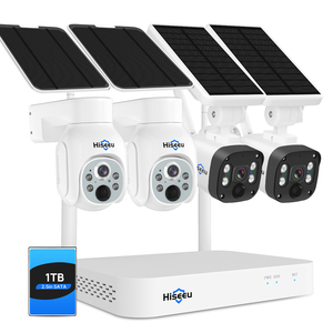 Vente en gros de système de caméra de sécurité sans fil IP extérieur H.265 IP66 4MP cctv Ptz extérieur avec WiFi solaire - Product Image 1