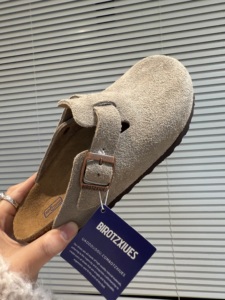Zuecos de Diseñador con Caja, Pantuflas de Corcho Planas, Moda, Cuero Genuino, Favoritos para Mujer y <span class=keywords><strong>Hombre</strong></span>, Alta Calidad, Zapatos <span class=keywords><strong>Birkenstock</strong></span> para Playa - Product Image 3