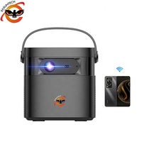 EASUNTECH M2 1080p 4K DLP LED Smart 3D Mini projecteur de cinéma maison portable pour extérieur, boîte TV Android, 400 lumens, son stéréo 10W