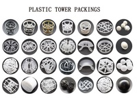 Média de remplissage pour colonnes, sphères creuses en plastique multifacettes, boules creuses polyédriques