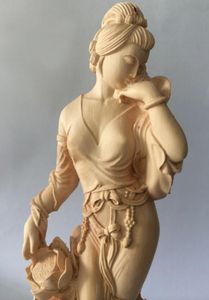 Escultura de <span class=keywords><strong>Buda</strong></span> Tradicional Hecha a Mano en <span class=keywords><strong>Madera</strong></span>, Adorno de <span class=keywords><strong>Madera</strong></span> Sólida Grabado Personalizado para Culto en el Hogar - Product Image 1