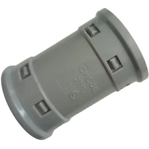 Gray Electrical Nonmetallic Tubing & Fittings PVC ENT Conduit Coupling In Push Connectors Straight Conduit Fittings