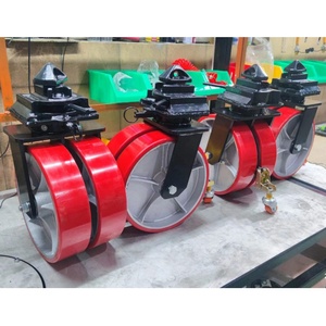 Roda Dolly do Container de transporte ISO HS capacidade de carga 5 toneladas 8x4 polegadas - Product Image 5