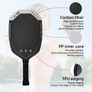 Nhà Máy pickleball vợt nhà cung cấp thermoformed T700 16mm sợi carbon pickleball lục giác Grip pickleball mái chèo - Product Image 4