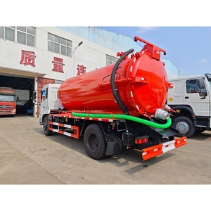 รถบรรทุกถังดูดสิ่งปฏิกูลแบบกำหนดเอง Dongfeng 4x2 ขนาด 12 ลูกบาศก์เมตร สำหรับงานหนัก - Product Image 1
