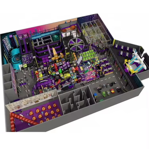 BAIHE Aire de jeux intérieure personnalisable, écologique, durable, en PVC souple, avec toboggans et zones d'escalade pour centres commerciaux, écoles et maisons - Product Image 5