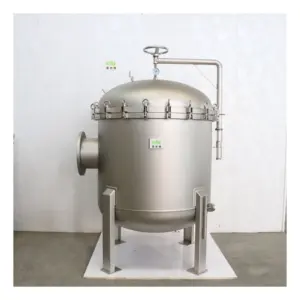 Liquid/oil/wine/beer/honey/syrup/paint Filtration Machine Stainless Steel Multi Bag Filter Housing