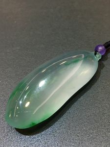 Değerleme sertifikası ile etnik tarzı Jadeite yeşim kolye buda çin dini hediye - Product Image 4