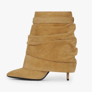 Nuovi stivaletti <span class=keywords><strong>con</strong></span> lucchetto da <span class=keywords><strong>donna</strong></span> a punta sottili <span class=keywords><strong>tacco</strong></span> alto per <span class=keywords><strong>donna</strong></span> - Product Image 5