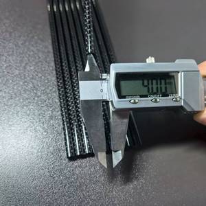 Tubo de Fibra de <span class=keywords><strong>Carbono</strong></span> 6 x 4 x 1000 mm, Ligero, 3K, Brillante, Tamaño Pequeño, Enrollado, Personalizado - Product Image 3