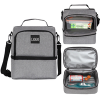 Sac isotherme Eastshine grande capacité pliable multifonctionnel en tissu Oxford souple, glacière double couche pour boîte à lunch