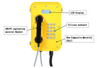 Téléphone industriel robuste IP66 avec écran LCD pour usine, tunnel, champ pétrolier – Fournisseur de téléphones étanches