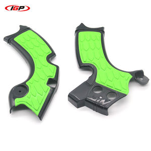 Housse de protection de cadre de moteur en plastique vert pour moto, pour <span class=keywords><strong>KAWASAKI</strong></span> KXF250 KX250F 2015-2018 - Product Image 1
