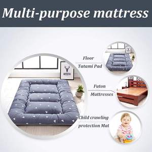 Matelas <span class=keywords><strong>de</strong></span> <span class=keywords><strong>Futon</strong></span> épais et souple, matelas <span class=keywords><strong>de</strong></span> sol japonais, tapis <span class=keywords><strong>de</strong></span> Tatami pliable, 2021 - Product Image 5