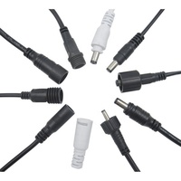 AOHUA 5,5mm * 2,1mm 5,5*2,5mm rápido DC macho hembra enchufe conector de Cable de alimentación