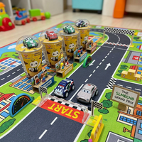 Biscuits Surprise OEM Personnalisés pour Enfants, Remplis de Chocolat, avec Mini Voiture de Course Jouet, Idéal pour Fêtes et Récompenses, Vente en Gros