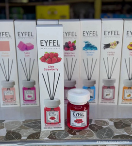 <span class=keywords><strong>EYFEL</strong></span> Flacon en verre liquide de 130 ml, parfum d'ambiance longue durée avec couleur et logo personnalisés - Product Image 1