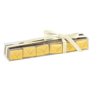 Supporto per cioccolato in PVC trasparente 15cm x 2.5cm x 2cm - Product Image 1