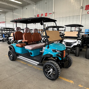 รถกอล์ฟไฟฟ้ารุ่นใหม่ปี2025รถเข็นกอล์ฟ5-6ที่นั่งโครงเหล็กความแข็งแรงสูงความเร็วสูงสุด30-50กม./ชม. - Product Image 5