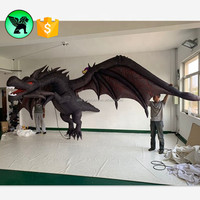 Reproduction de Dragon gonflable géant suspendu, décoration de scène personnalisée, réplique, A5469, 13 pieds
