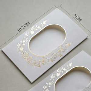 Porte-carte cadeau de luxe personnalisé <span class=keywords><strong>en</strong></span> papier texturé avec fenêtre, logo imprimé, pour coupon, invitation, événement, carte de remerciement - Product Image 2