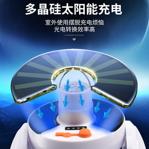 Solar Soccer <b>Light</b> Led Patch 2029 Outdoor Camping Night Market Energy Saving Lamp - Product Image 4