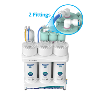 Système de purification d'eau potable par osmose inverse électrique sous comptoir Karofi KAQ-U05 Pro à 10 étapes pour usage domestique (vente en gros) - Product Image 2