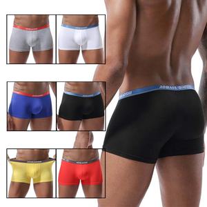 Vente en gros de caleçons boxeurs solides et sexy pour hommes, nouvelle collection - Product Image 1