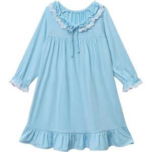 Camisón de Manga Larga para Niñas BambooBud, Viscosa de Bambú, Ropa de Dormir Suave, 2-5 Años - Product Image 1