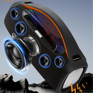 Altoparlante Wireless Portatile 120W RGB LED IPX-6 Impermeabile con Super Bassi, Microfono, KTV, Subwoofer per <span class=keywords><strong>Auto</strong></span>, Ricaricabile - Product Image 3