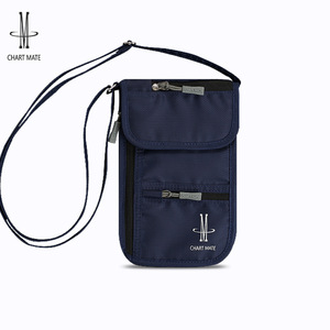 Bolsa para documentos, porta pasaportes, porta tarjetas de viaje, bolsa multifuncional para billetes, cartera cruzada, bolsa para teléfono – unisex - Product Image 4