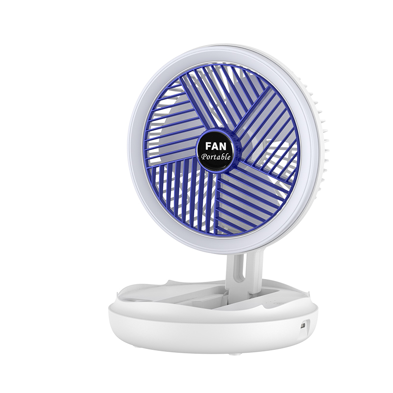 Новое поступление, 2023 многофункциональный настольный Складной вентилятор для домашнего использования, перезаряжаемый Вращающийся вентилятор для ночного освещения, настольные вентиляторы