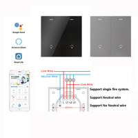 Tuya Smart Switch Zigbee Smart Switch para la automatización del hogar Zigbee Smart Home Switch Custom 2 Gang Zigbee Modules