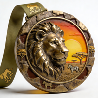 Médaille personnalisée gravée en fer de haute qualité, design haut de gamme, fabrication sur mesure