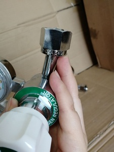 Medidores dobles del mercado de México, regulador de oxígeno médico CGA540 con todo el material de latón - Product Image 4