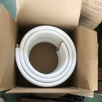 Bobine de tuyau en cuivre ASTM B280 de 1/4 et 1/2 pouce avec isolation, pièces pour réfrigérateurs et congélateurs, prix d'usine