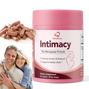 Cápsulas Chinaherbs con Certificado cGMP BRC para la Intimidad y la Menopausia, Suplemento Dietético para Mujeres, Apoya la Libido y la Humedad - Product Image 1