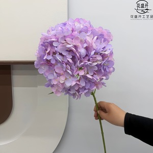 Charlotte <b>Hydrangea</b> <b>Artificial</b> Flower Extra Large Silk Wedding Decoration High Simulation Durability - Product Image 5