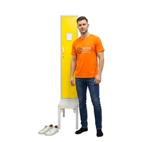 Armoire de rangement en acier moderne à une porte, pliable et durable, pour chambre, salon, salle de sport, entrepôt, hôtel, appartement, salle à manger