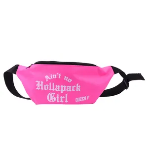 Waist Bag Custom Nylon Fanny Pack Sport Water Proof Waist Bag Bum Bag OEM Printing For Wholesale