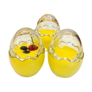 Bán Chạy Nhất Giá Rẻ Vỏ Trứng Thủy Tinh Sữa Chua Jar Thạch Pudding Jar - Product Image 1