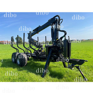Équipement agricole Machines forestières <span class=keywords><strong>Remorque</strong></span> hydraulique <span class=keywords><strong>à</strong></span> <span class=keywords><strong>bois</strong></span> <span class=keywords><strong>à</strong></span> 4 roues avec grue de chargement Remorques forestières <span class=keywords><strong>pour</strong></span> quads - Product Image 5