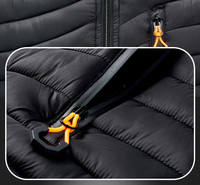 Manteau de gilet sans manches à fermeture éclair personnalisé de haute qualité grande taille veste bouffante hommes hiver chaud gilet à capuche pour hommes