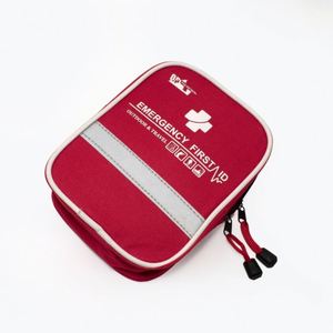 Trousse de premiers secours compacte rouge, portable, étanche, grande capacité, boîte d'urgence pour la maison et l'extérieur, personnalisable - Product Image 3