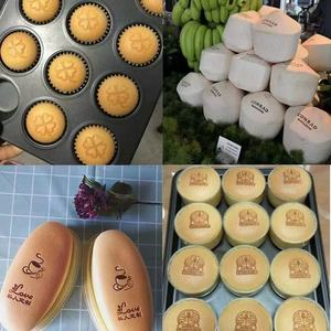 เตารีดไฟฟ้าปรับอุณหภูมิได้ ด้ามจับโค้งงอ เครื่องมือปั๊มร้อนแบบมือถือ สำหรับเค้ก ขนมปัง หนัง และไม้ - Product Image 5