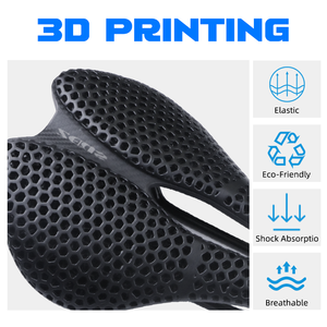 <span class=keywords><strong>Selle</strong></span> de vélo de montagne résistante à l'eau imprimée en 3D Accessoires de vélo <span class=keywords><strong>Selle</strong></span> de vélo <span class=keywords><strong>ultra</strong></span>-légère - Product Image 2