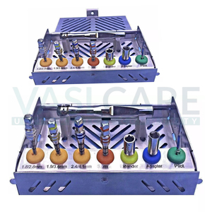 Kit de compression osseuse 8 pièces certifié CE Classe I pour implants dentaires, instruments chirurgicaux d'élargissement de sinus, vis Vaslcare - Product Image 5