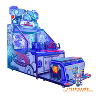 Machine de jeu d'arcade 2026 IFD Crazy Ball3 Shoot Ball avec accepteur de billets, version anglaise, pour plus de 6 ans, garantie 1 an