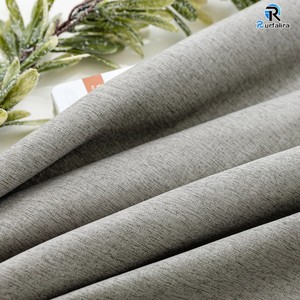 <span class=keywords><strong>Rideau</strong></span> <span class=keywords><strong>de</strong></span> <span class=keywords><strong>douche</strong></span> gris en faux lin 160 GSM, polyester cationique robuste, hydrofuge avec ourlet lesté, fourniture OEM pour hôtels - Product Image 3